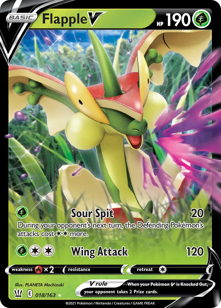 Flapple V, Battle Styles #018/163