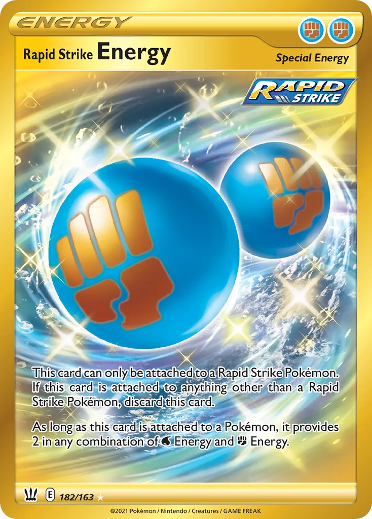 Rapid Strike Energy, Battle Styles #182/163