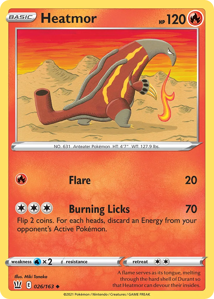 Heatmor, Battle Styles #026/163