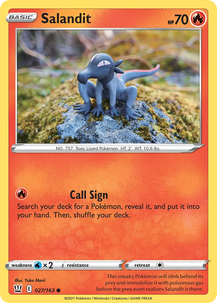 Salandit, Battle Styles #027/163