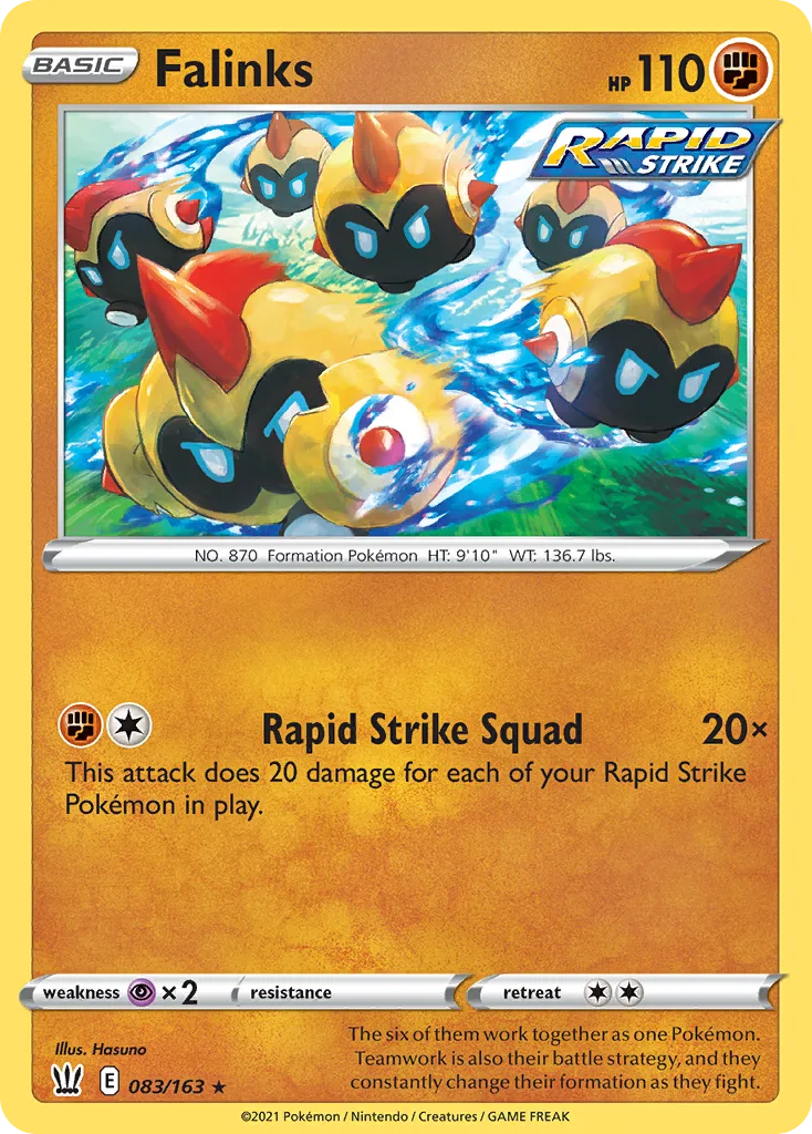 Falinks, Battle Styles #083/163