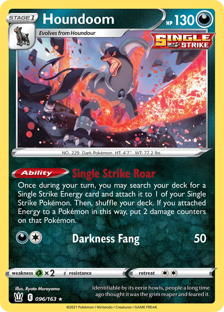 Houndoom, Battle Styles #096/163