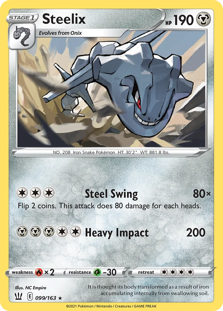 Steelix, Battle Styles #099/163
