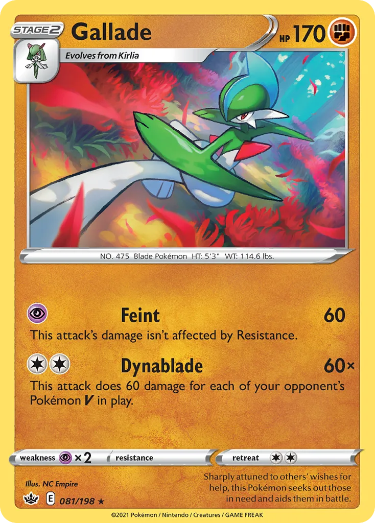 Gallade, Chilling Reign #081/198