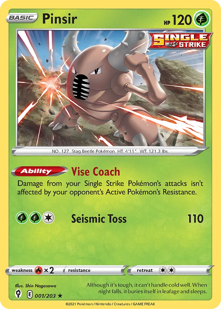 Pinsir, Evolving Skies #001/203