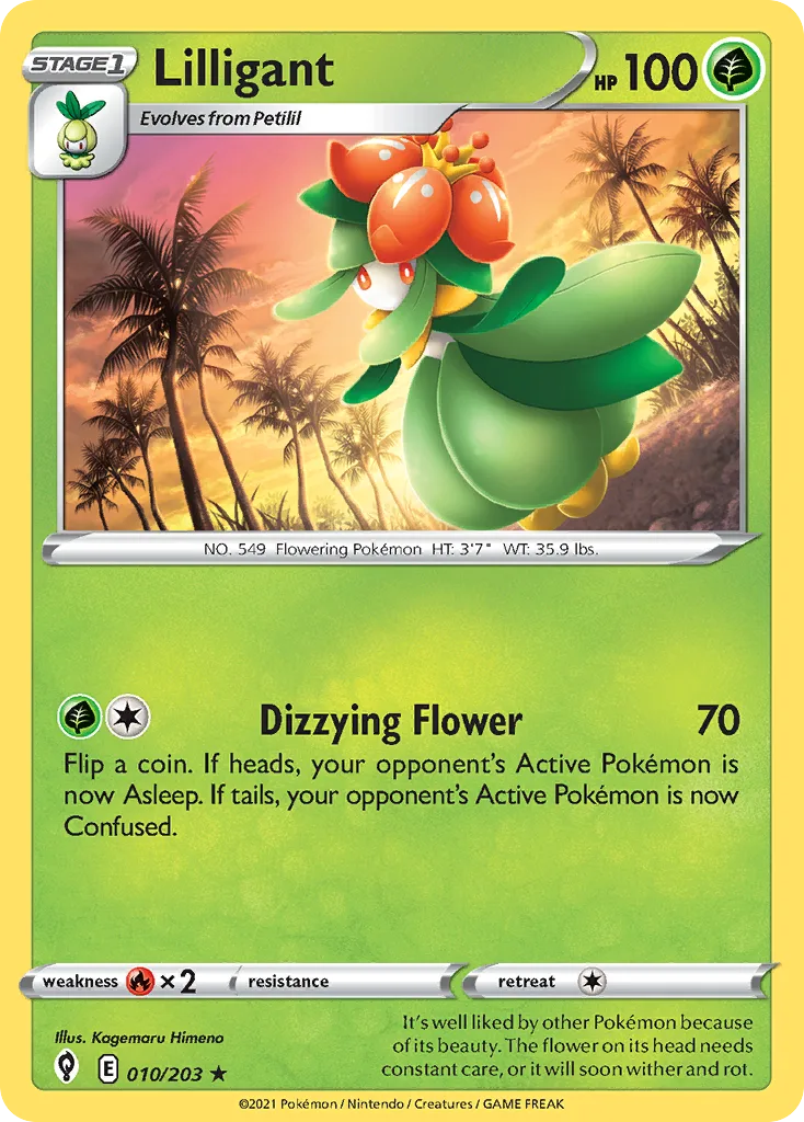 Lilligant, Evolving Skies #010/203