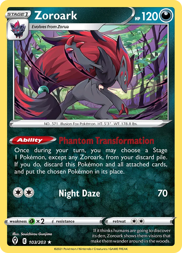 Zoroark, Evolving Skies #103/203