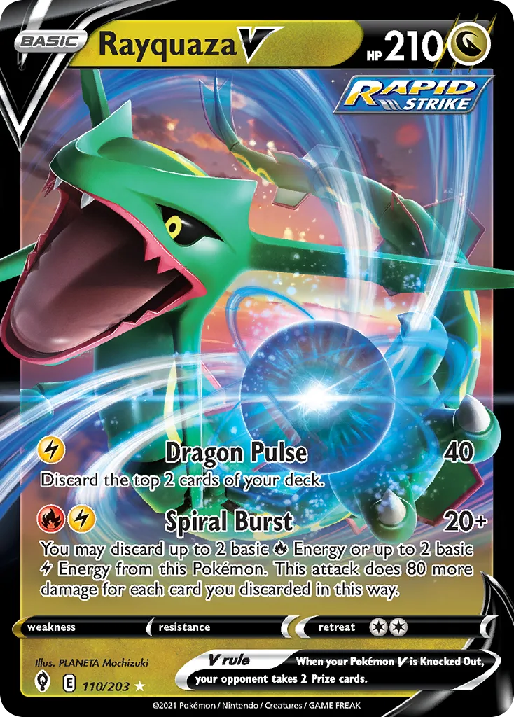 Rayquaza V, Evolving Skies #110/203