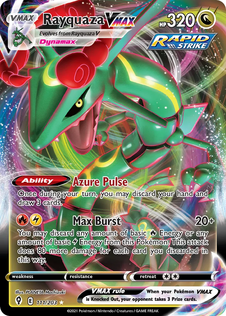 Rayquaza VMAX, Evolving Skies #111/203