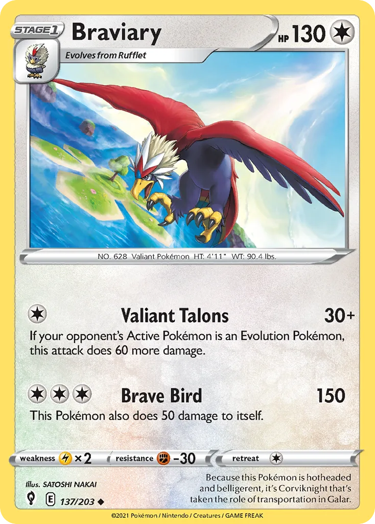 Braviary, Evolving Skies #137/203