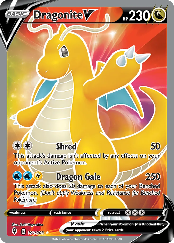 Dragonite V, Evolving Skies #191/203