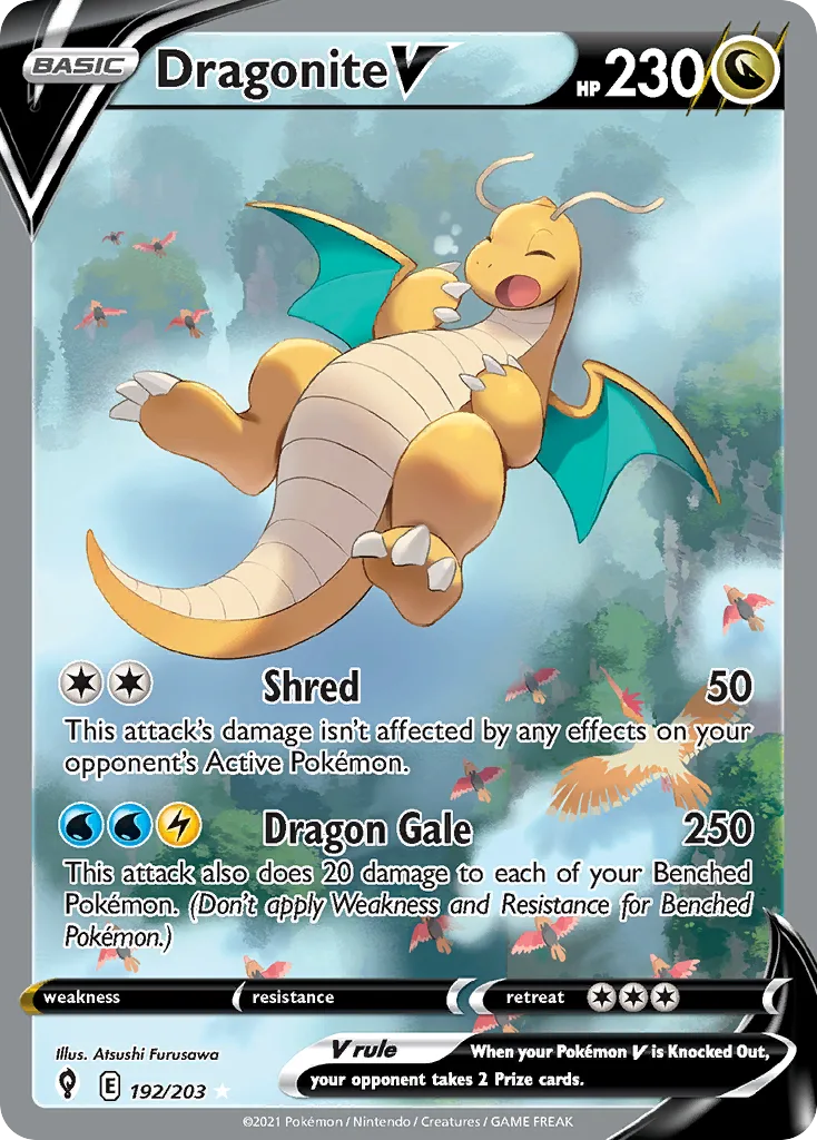 Dragonite V, Evolving Skies #192/203