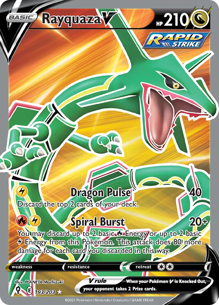 Rayquaza V, Evolving Skies #193/203