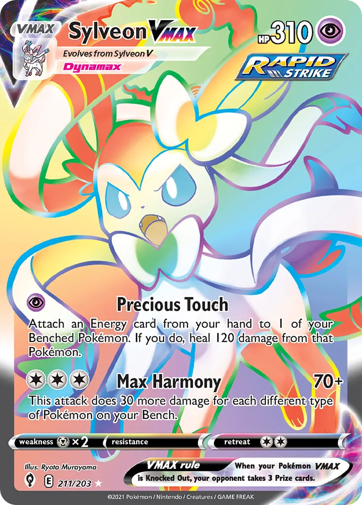 Sylveon VMAX, Evolving Skies #211/203