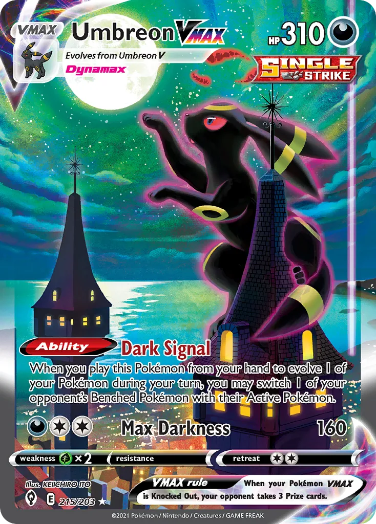 Umbreon VMAX, Evolving Skies #215/203