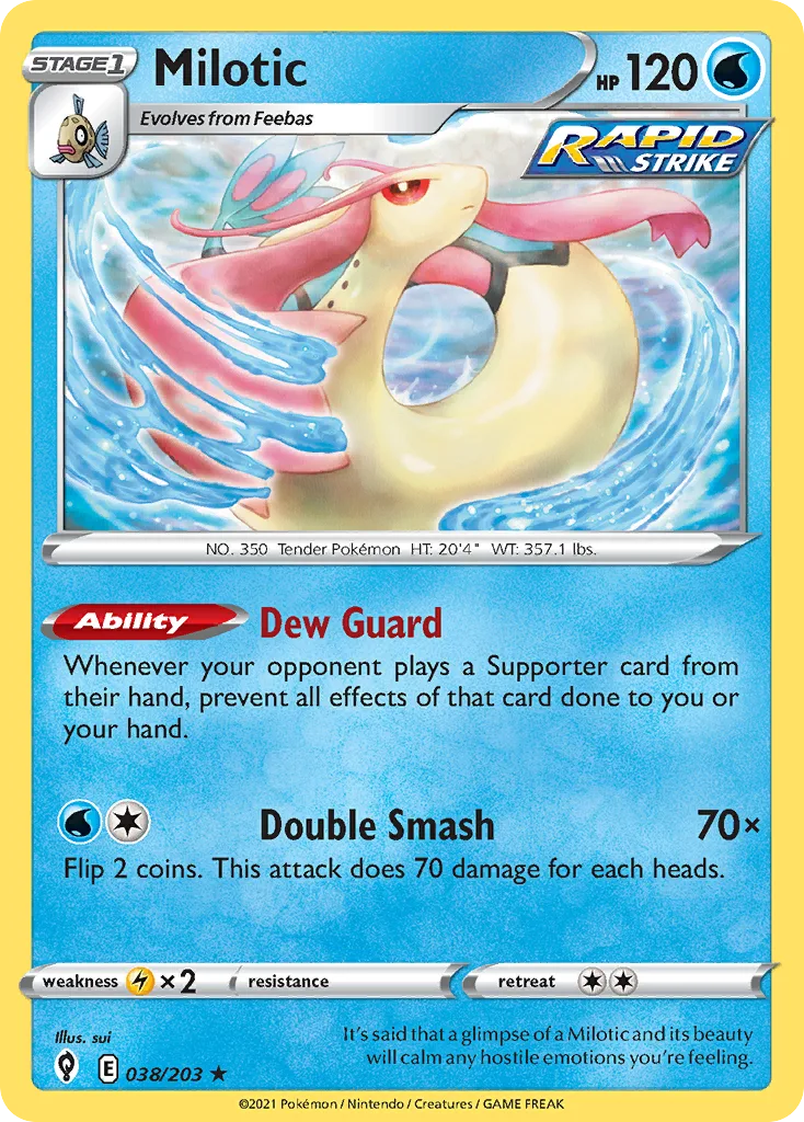 Milotic, Evolving Skies #038/203