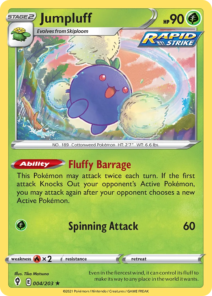 Jumpluff, Evolving Skies #004/203