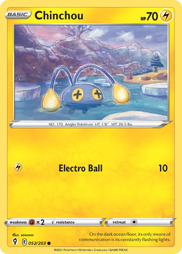 Chinchou, Evolving Skies #052/203
