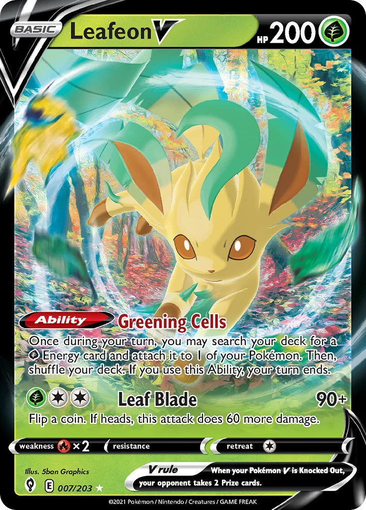 Leafeon V, Evolving Skies #007/203