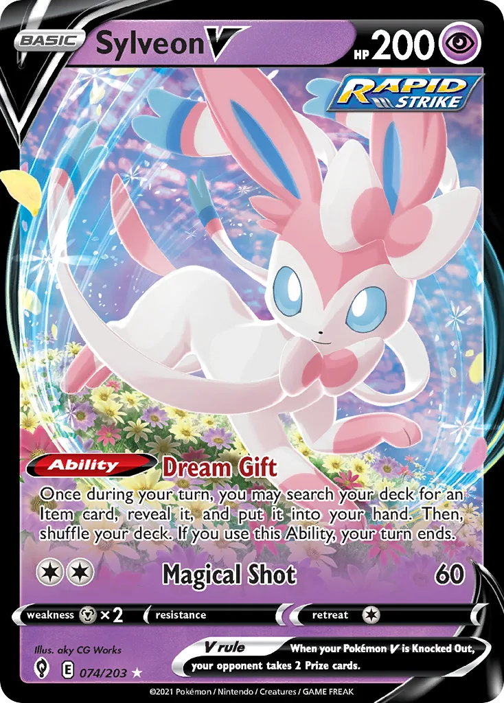 Sylveon V, Evolving Skies #074/203