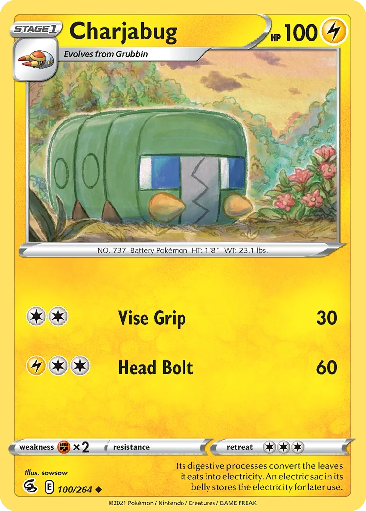 Charjabug, Fusion Strike #100/264