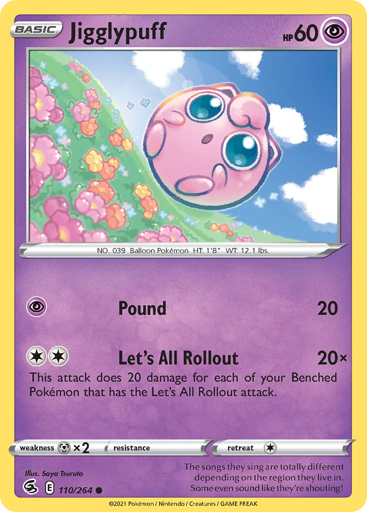 Jigglypuff, Fusion Strike #110/264