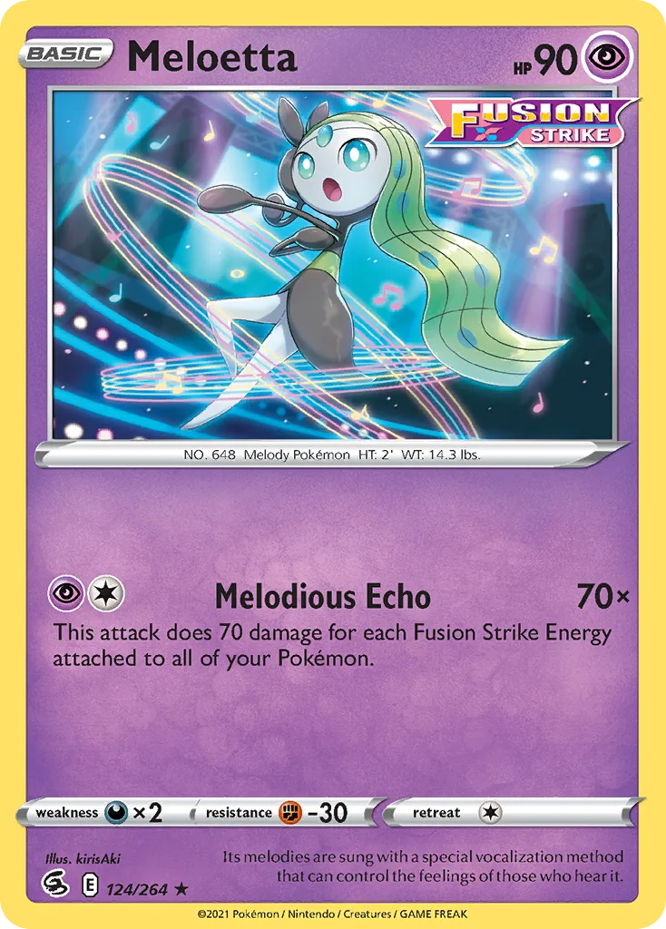 Meloetta, Fusion Strike #124/264