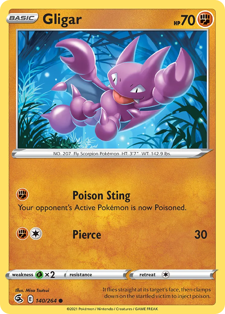 Gligar, Fusion Strike #140/264