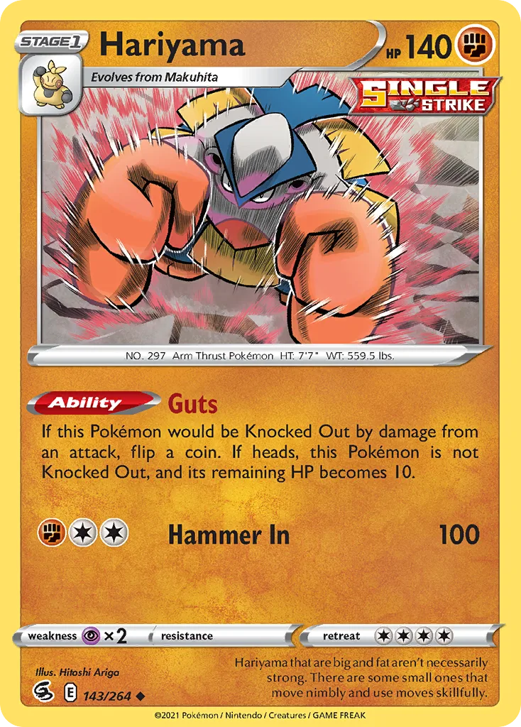 Hariyama, Fusion Strike #143/264
