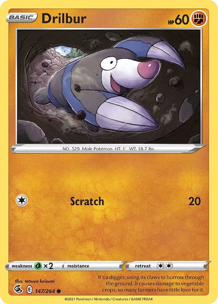 Drilbur, Fusion Strike #147/264