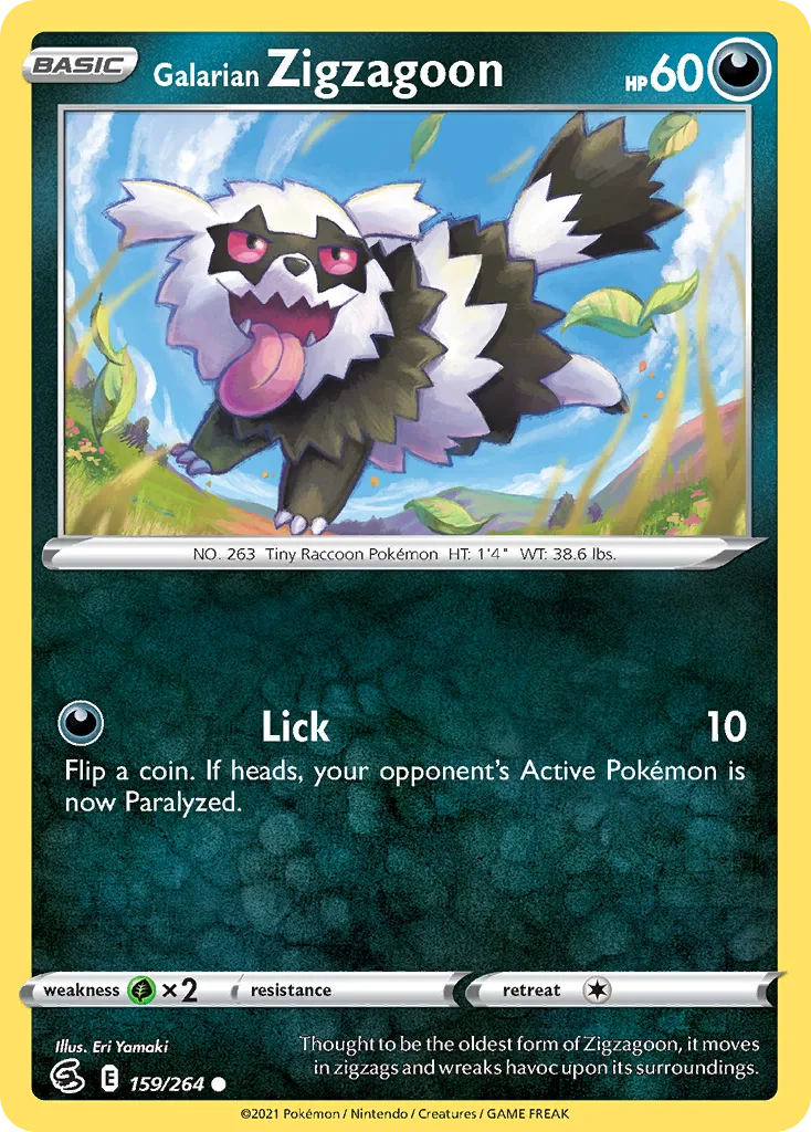 Galarian Zigzagoon, Fusion Strike #159/264