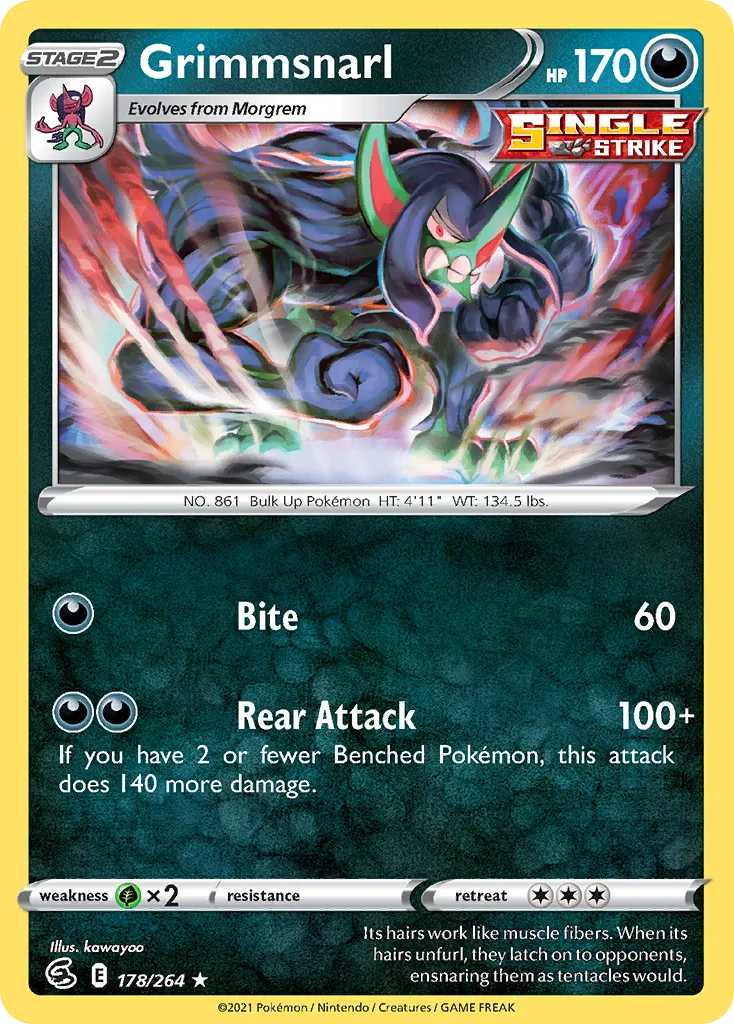 Grimmsnarl, Fusion Strike #178/264