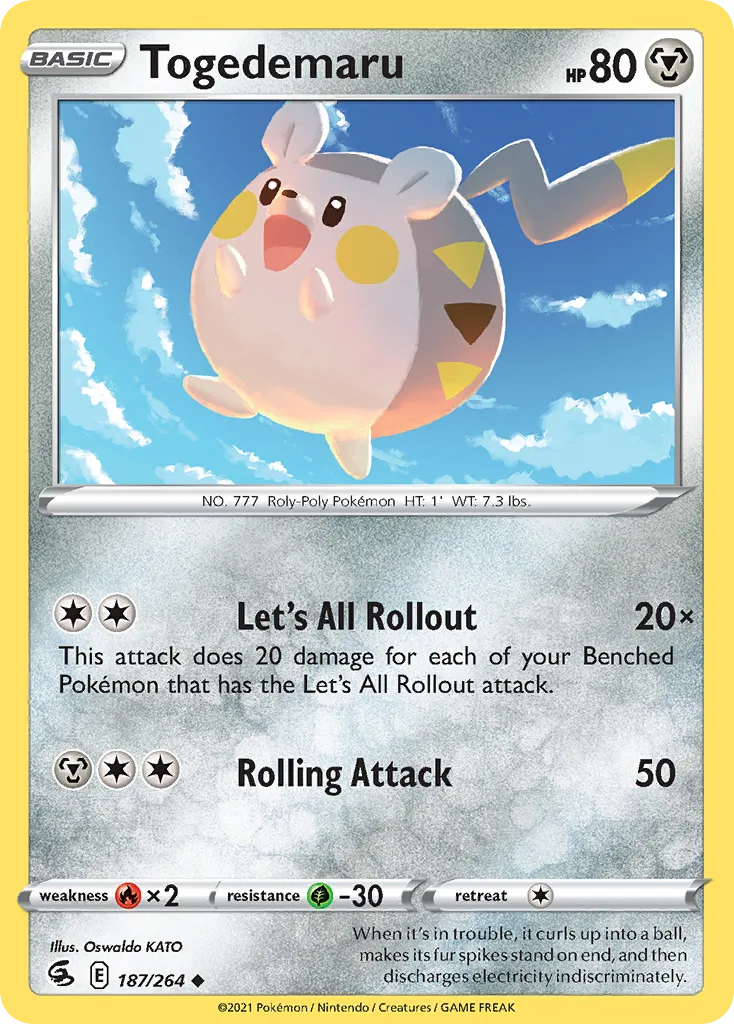 Togedemaru, Fusion Strike #187/264