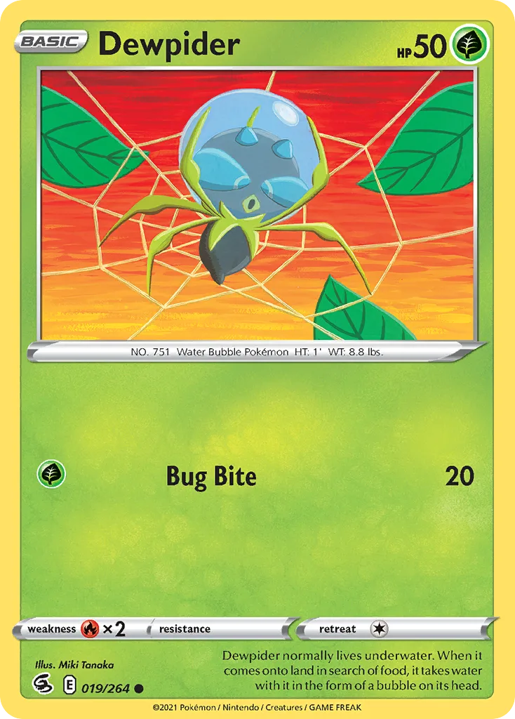 Dewpider, Fusion Strike #019/264