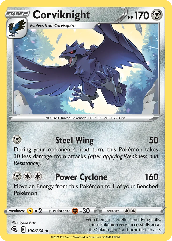 Corviknight, Fusion Strike #190/264