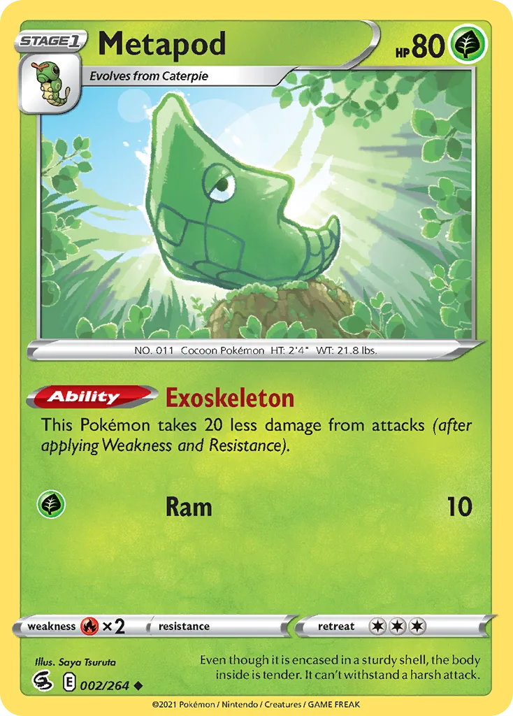 Metapod, Fusion Strike #002/264