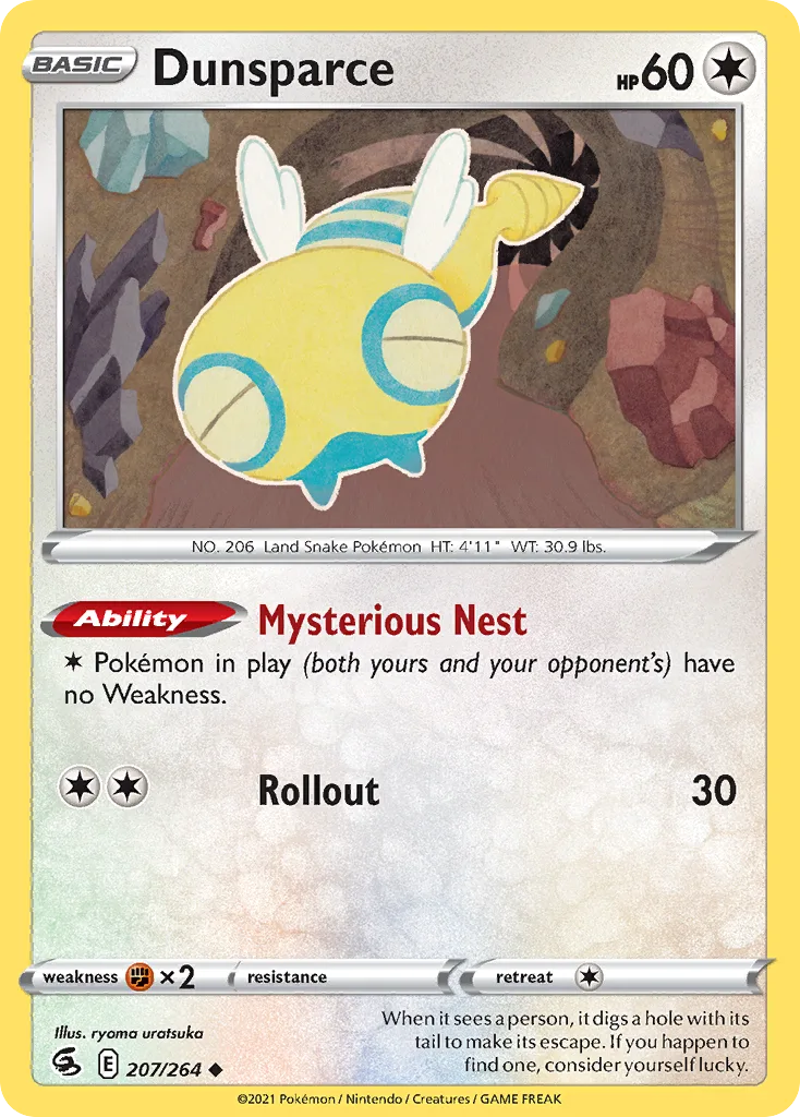 Dunsparce, Fusion Strike #207/264