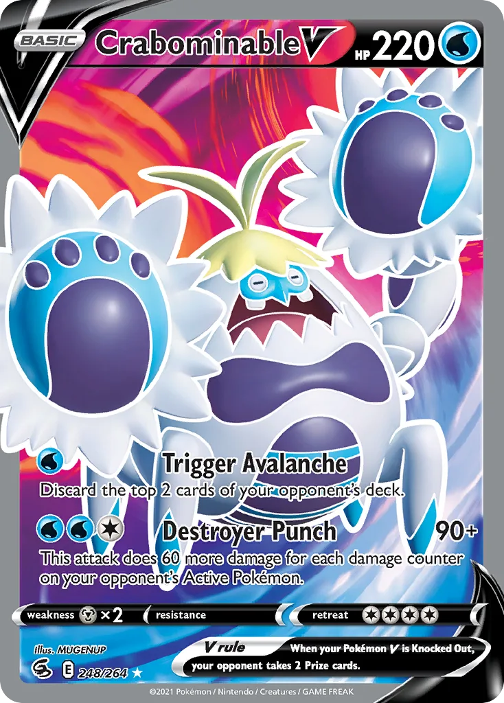 Crabominable V, Fusion Strike #248/264