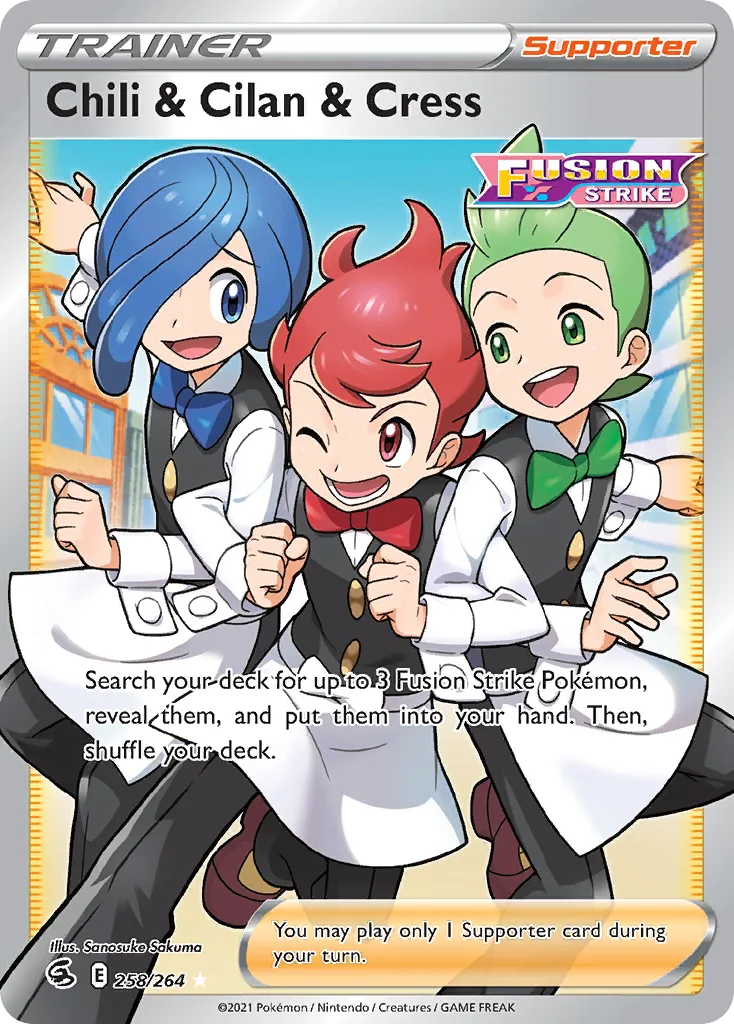 Chili & Cilan & Cress, Fusion Strike #258/264