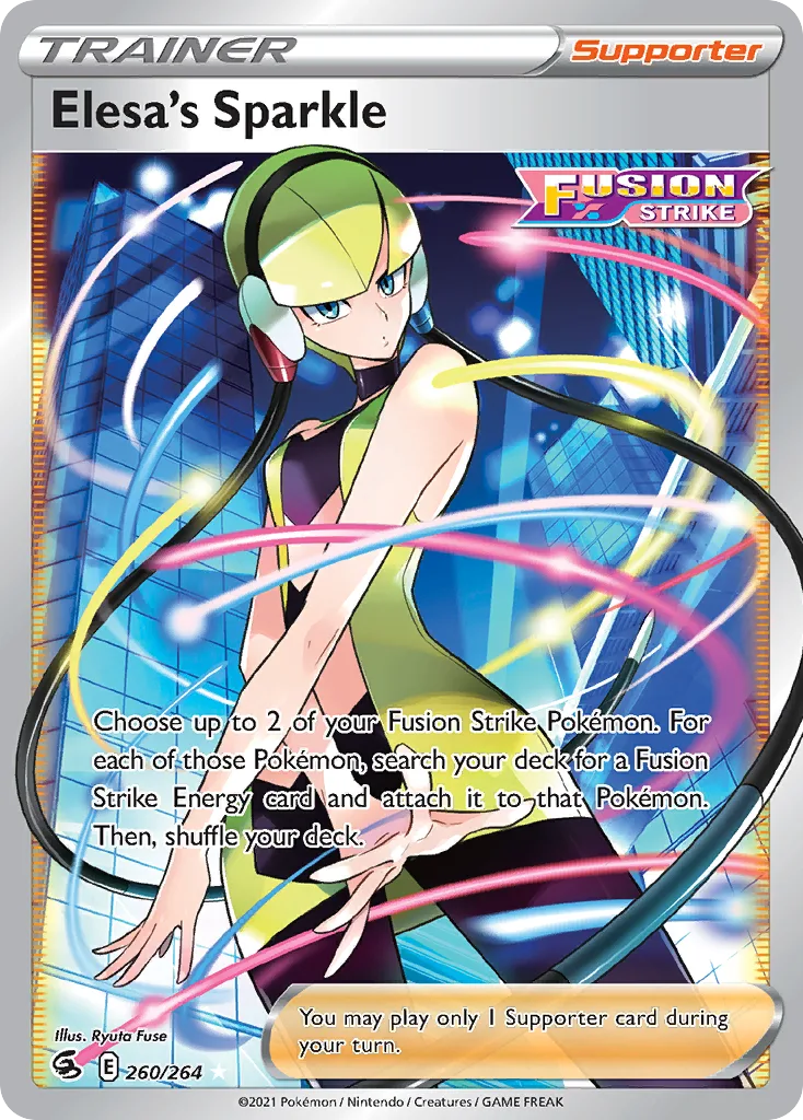 Elesa's Sparkle, Fusion Strike #260/264