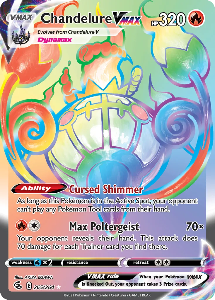 Chandelure VMAX, Fusion Strike #265/264