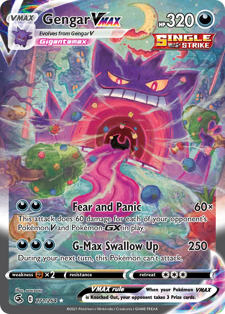 Gengar VMAX, Fusion Strike #271/264