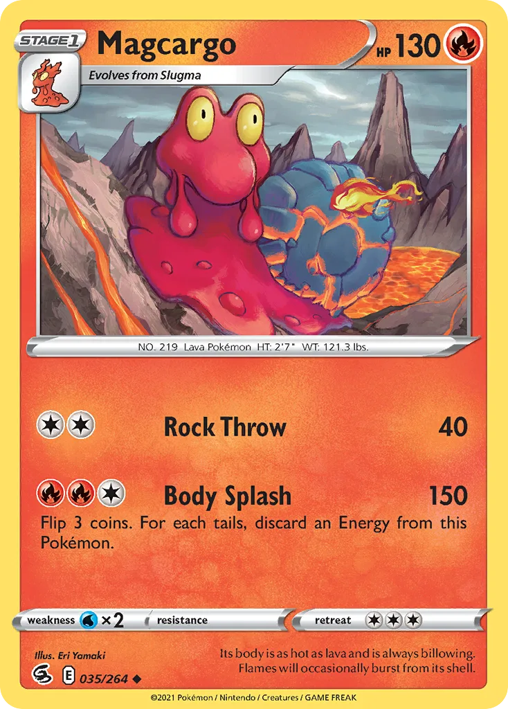 Magcargo, Fusion Strike #035/264