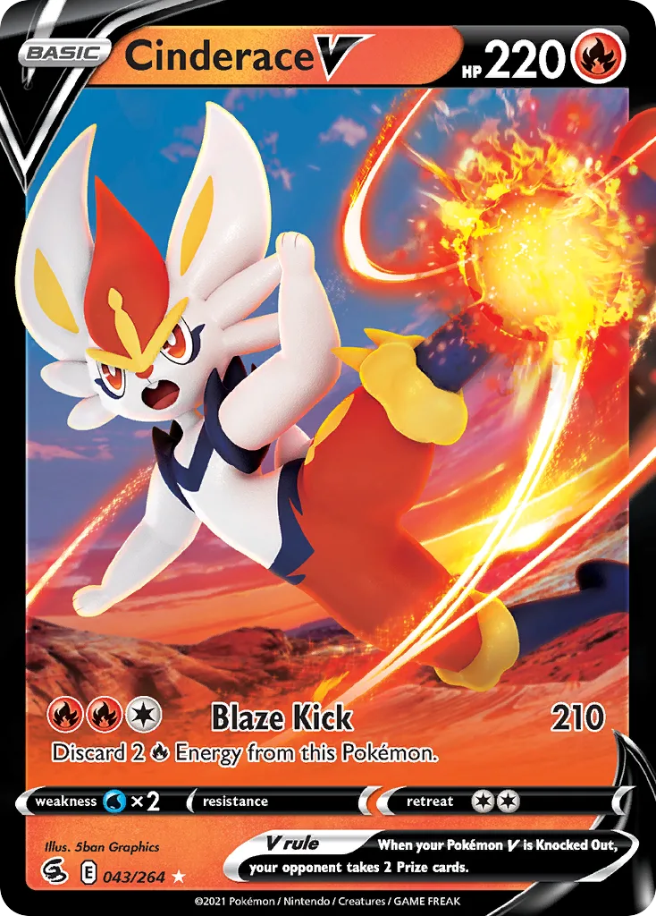 Cinderace V, Fusion Strike #043/264