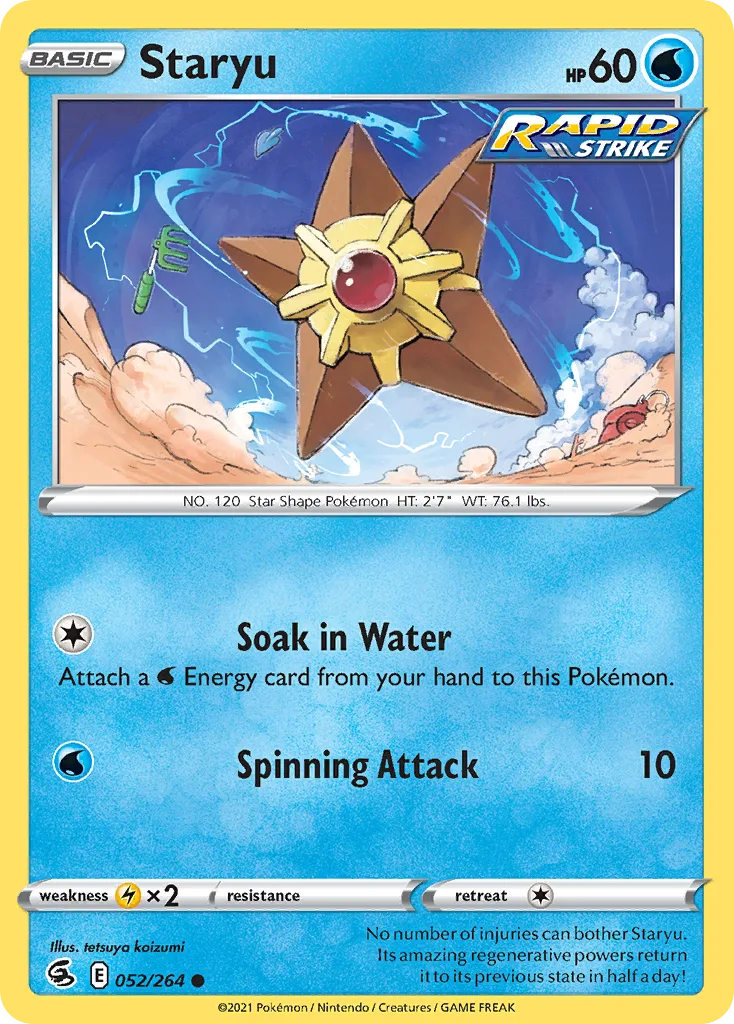 Staryu, Fusion Strike #052/264