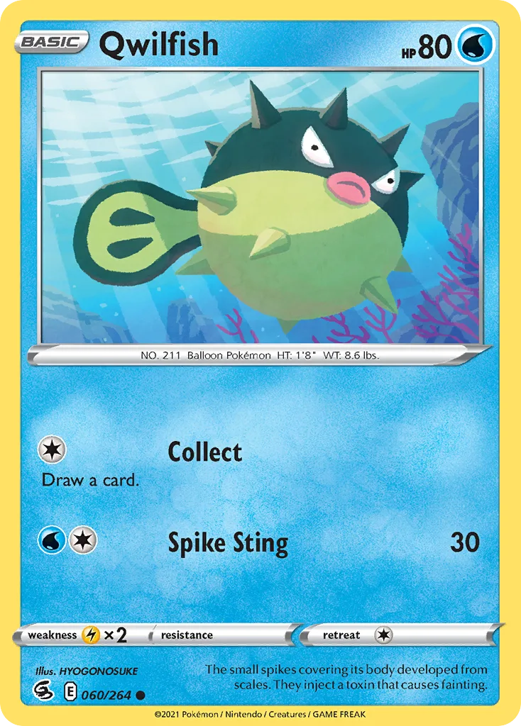 Qwilfish, Fusion Strike #060/264