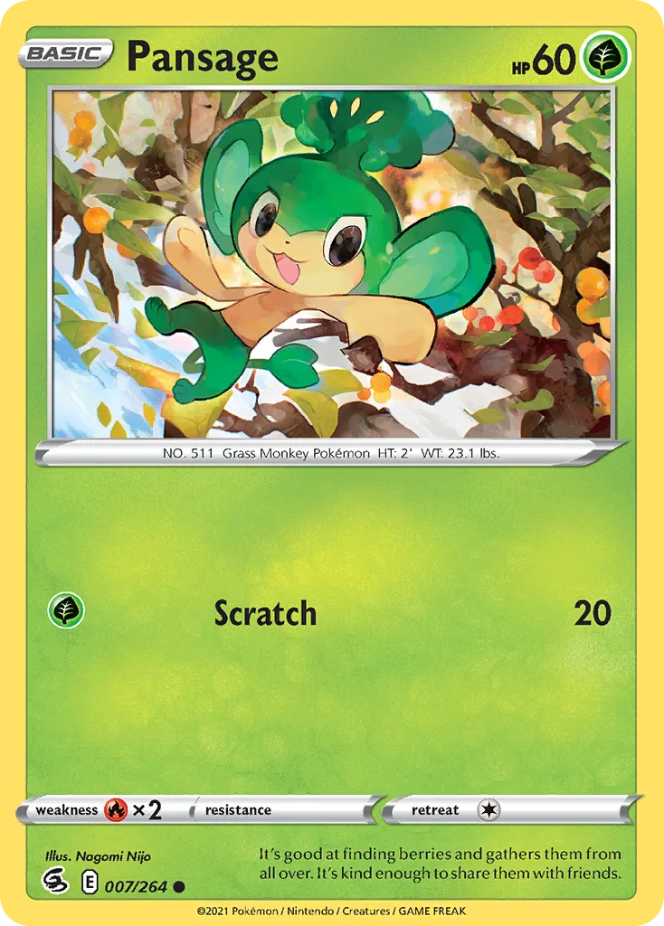 Pansage, Fusion Strike #007/264