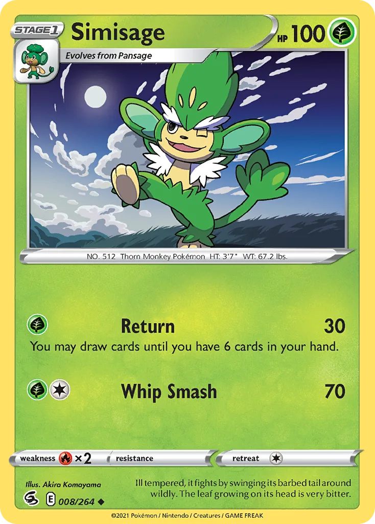 Simisage, Fusion Strike #008/264