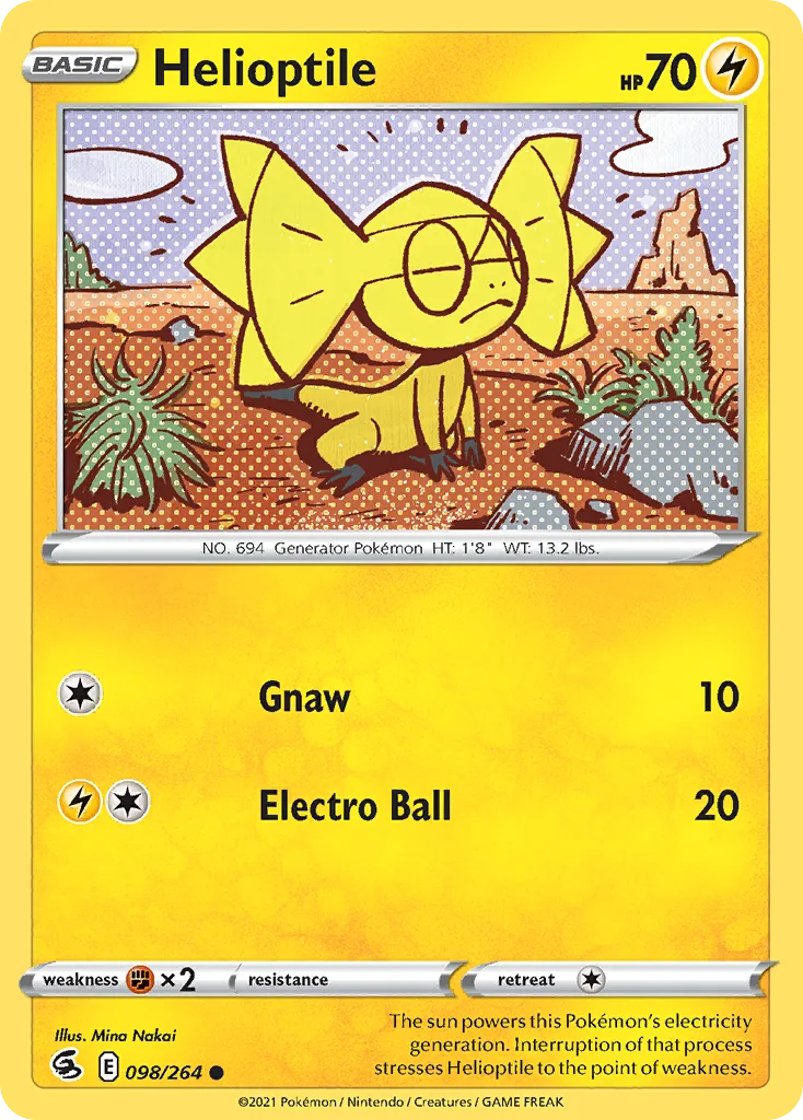 Helioptile, Fusion Strike #098/264