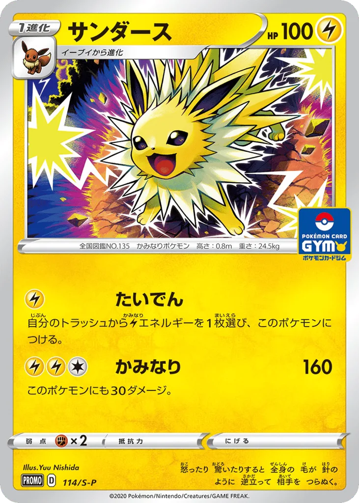 Jolteon, Sword & Shield Promos #114/S-P